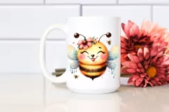 Funny Cute Bee Smiling with the Tongue Out Product Image 2