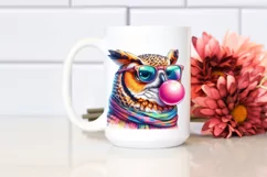 High Detail Owl Quirky Sunglasses Clipart Product Image 2