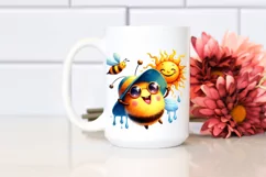 Funny Cute Bee Smiling with the Tongue Out Product Image 2