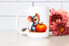 Baby Mouse in Vibrant Drawing | Sublimation | Clipart Product Image 2