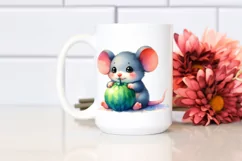 Baby Mouse in Vibrant Drawing | Sublimation | Clipart Product Image 2