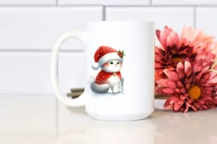 Christmas Cat Pastels, Transparent PNG Product Image 2