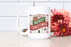 Retro Merry Christmas PNG Product Image 2