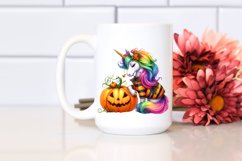 Unicorn Halloween Sublimation Clipart Product Image 2