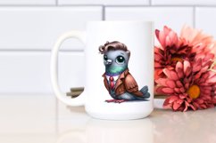 Dressed Dove Excited Clipart Product Image 2