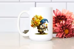 Detailed Digital Painting of a Small Gnome Caring a Large Product Image 2