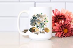 Gardenia Sublimation Clipart Product Image 2