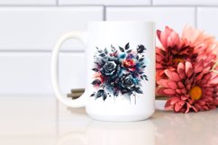dWatercolor Black Roses | Vibrant Abstract Painting | Product Image 2