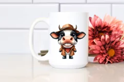 Watercolor Cow | Big Eyes | Hat Bandana | Raincoat Product Image 2