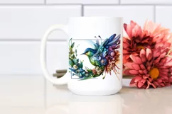Abstract Vibrant Bird Made of , PNG Product Image 2