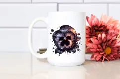 Detailed Shiny Pansy in Marble Splash Product Image 2