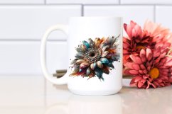 Shiny Gerbera Metalic Watercolor Product Image 2