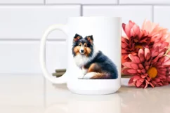 Colorful Collie, Transparent PNG Product Image 2