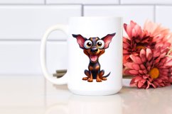 Crazy Doberman Pinscher Clipart Product Image 2