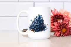 Shiny Hyacinth Round Wood Product Image 2