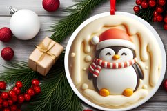 Christmas Penguin Sublimation PNG Product Image 2