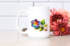 Watercolor Luxury Flower Splash Clipart Product Image 2