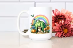 Dog House Illustration | Rainbow Butterfly Mushroom | Product Image 2