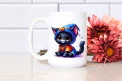 Cat Baby Halloween Sublimation Clipart Product Image 2