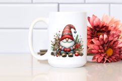 Watercolor Christmas Gnome PNG Product Image 2