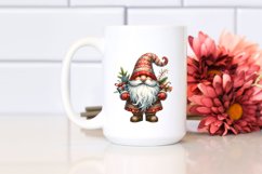 Watercolor Christmas Gnome PNG Product Image 2