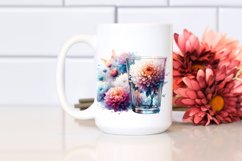 Vibrant Filled with Large Chrysanthemum Clipart Product Image 2