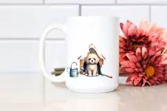 Colorful Dog House with Rainbow Bird Clipart Product Image 2
