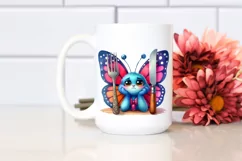 Funny Cute Butterfly Bored Holding Product Image 2