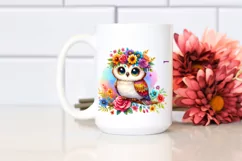 colorful owl, Transparent PNG Product Image 2