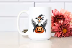 Funny Swan Wearing Halloween Suit | Clipart Product Image 2