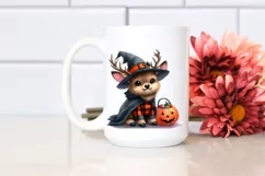 Cute Baby Elk Halloween in Style | Sublimation Clipart Product Image 2