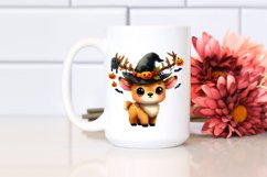 Cute Baby Elk Halloween in Style | Sublimation Clipart Product Image 2