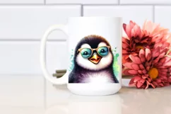 Whimsical Penguin Portrait with Sunglasses | Clipart Product Image 2
