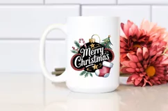 Retro Santa Believe Clipart PNG Product Image 2