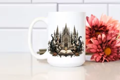 detailed Gothic Gnome | Watercolor Clipart Product Image 2