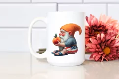 Cute Gnome Beach Wear with Peach Clipart Product Image 2
