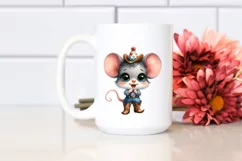 Watercolor Baby Mouse | Party Hat | Cowboy Boots Product Image 2