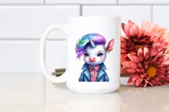 Cute Baby Unicorn Model PNG Product Image 2