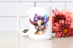 Funny Pony and Goat Cartoon Clip Art Product Image 2
