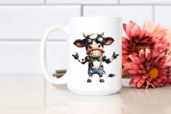 Cow Sunglasses Big Eyes Confused Goofy Smile Product Image 2