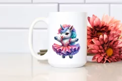 Colorful Baby Unicorn Salsa Dancer PNG Product Image 2