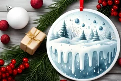 3D Seasonal Joy Winter Scene PNG Product Image 2