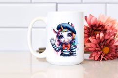 Colorful Baby Unicorn Mime&#039;s Outfit PNG Product Image 2