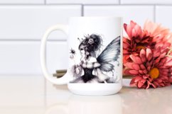 Washed Gothic Fairy | Watercolor Clipart Product Image 2