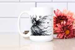 Washed Gothic Fairy | Watercolor Clipart Product Image 2