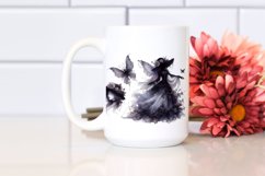 Washed Gothic Fairy | Watercolor Clipart Product Image 2