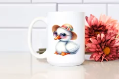 Cute Baby Swan Sunglasses | Sublimation | Clipart Product Image 2