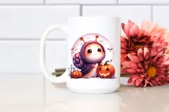 Cute Baby Snail Halloween PNG Product Image 2