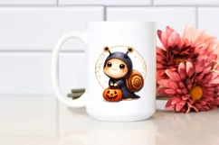 Cute Baby Snail Halloween PNG Product Image 2