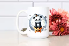 Cute Baby Panda Halloween PNG Product Image 2